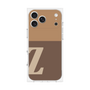プレミアムスクエアケース［ オリジナル - initial two tone - Z brown ］