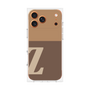 プレミアムスクエアケース［ オリジナル - initial two tone - Z brown ］
