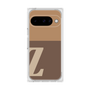 プレミアムスクエアケース［ オリジナル - initial two tone - Z brown ］