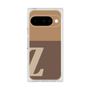 プレミアムスクエアケース［ オリジナル - initial two tone - Z brown ］