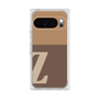 プレミアムスクエアケース［ オリジナル - initial two tone - Z brown ］