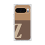 プレミアムスクエアケース［ オリジナル - initial two tone - Z brown ］