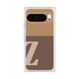 プレミアムスクエアケース［ オリジナル - initial two tone - Z brown ］