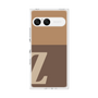 プレミアムスクエアケース［ オリジナル - initial two tone - Z brown ］