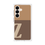 プレミアムスクエアケース［ オリジナル - initial two tone - Z brown ］