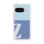 プレミアムスクエアケース［ オリジナル - initial two tone - Z blue ］