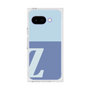 プレミアムスクエアケース［ オリジナル - initial two tone - Z blue ］