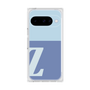 プレミアムスクエアケース［ オリジナル - initial two tone - Z blue ］
