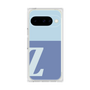 プレミアムスクエアケース［ オリジナル - initial two tone - Z blue ］