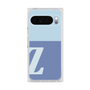 プレミアムスクエアケース［ オリジナル - initial two tone - Z blue ］
