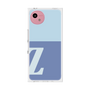 プレミアムスクエアケース［ オリジナル - initial two tone - Z blue ］