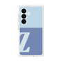 プレミアムスクエアケース［ オリジナル - initial two tone - Z blue ］