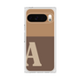 プレミアムスクエアケース［ オリジナル - initial two tone - A brown ］