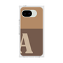 プレミアムスクエアケース［ オリジナル - initial two tone - A brown ］