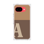 プレミアムスクエアケース［ オリジナル - initial two tone - A brown ］