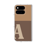 プレミアムスクエアケース［ オリジナル - initial two tone - A brown ］
