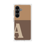 プレミアムスクエアケース［ オリジナル - initial two tone - A brown ］