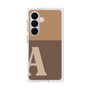 プレミアムスクエアケース［ オリジナル - initial two tone - A brown ］