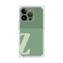 プレミアムスクエアケース［ オリジナル - initial two tone - Z green ］