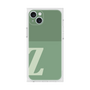 プレミアムスクエアケース［ オリジナル - initial two tone - Z green ］