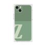 プレミアムスクエアケース［ オリジナル - initial two tone - Z green ］
