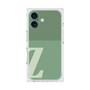 プレミアムスクエアケース［ オリジナル - initial two tone - Z green ］