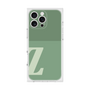プレミアムスクエアケース［ オリジナル - initial two tone - Z green ］