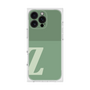 プレミアムスクエアケース［ オリジナル - initial two tone - Z green ］