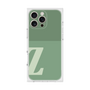 プレミアムスクエアケース［ オリジナル - initial two tone - Z green ］