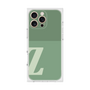 プレミアムスクエアケース［ オリジナル - initial two tone - Z green ］