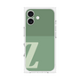 プレミアムスクエアケース［ オリジナル - initial two tone - Z green ］