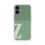 プレミアムスクエアケース［ オリジナル - initial two tone - Z green ］