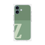 プレミアムスクエアケース［ オリジナル - initial two tone - Z green ］