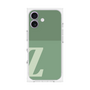 プレミアムスクエアケース［ オリジナル - initial two tone - Z green ］