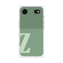 プレミアムスクエアケース［ オリジナル - initial two tone - Z green ］