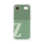 プレミアムスクエアケース［ オリジナル - initial two tone - Z green ］
