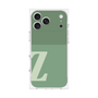 プレミアムスクエアケース［ オリジナル - initial two tone - Z green ］