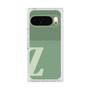 プレミアムスクエアケース［ オリジナル - initial two tone - Z green ］