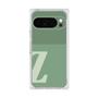 プレミアムスクエアケース［ オリジナル - initial two tone - Z green ］
