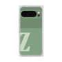 プレミアムスクエアケース［ オリジナル - initial two tone - Z green ］