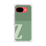 プレミアムスクエアケース［ オリジナル - initial two tone - Z green ］