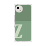 プレミアムスクエアケース［ オリジナル - initial two tone - Z green ］