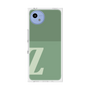 プレミアムスクエアケース［ オリジナル - initial two tone - Z green ］