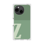 プレミアムスクエアケース［ オリジナル - initial two tone - Z green ］