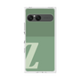 プレミアムスクエアケース［ オリジナル - initial two tone - Z green ］