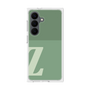 プレミアムスクエアケース［ オリジナル - initial two tone - Z green ］