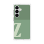 プレミアムスクエアケース［ オリジナル - initial two tone - Z green ］