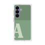 プレミアムスクエアケース［ オリジナル - initial two tone - A green ］