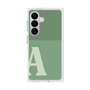 プレミアムスクエアケース［ オリジナル - initial two tone - A green ］