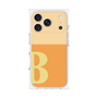プレミアムスクエアケース［ オリジナル - initial two tone - B orange ］
